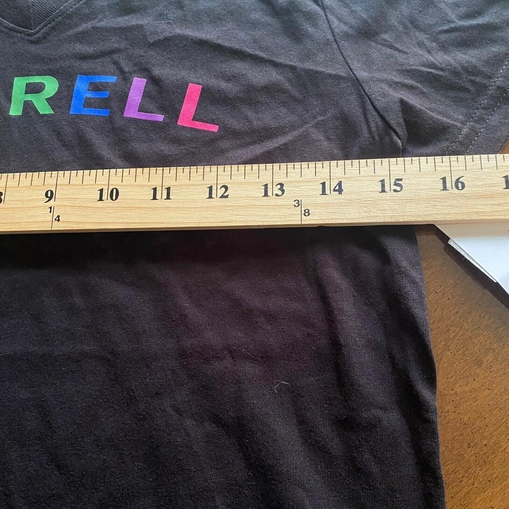 MERRELL Women's Arch Black Stonewash Short Sleeve V Neck T Shirt Size‎ XS New - Picture 4 of 11